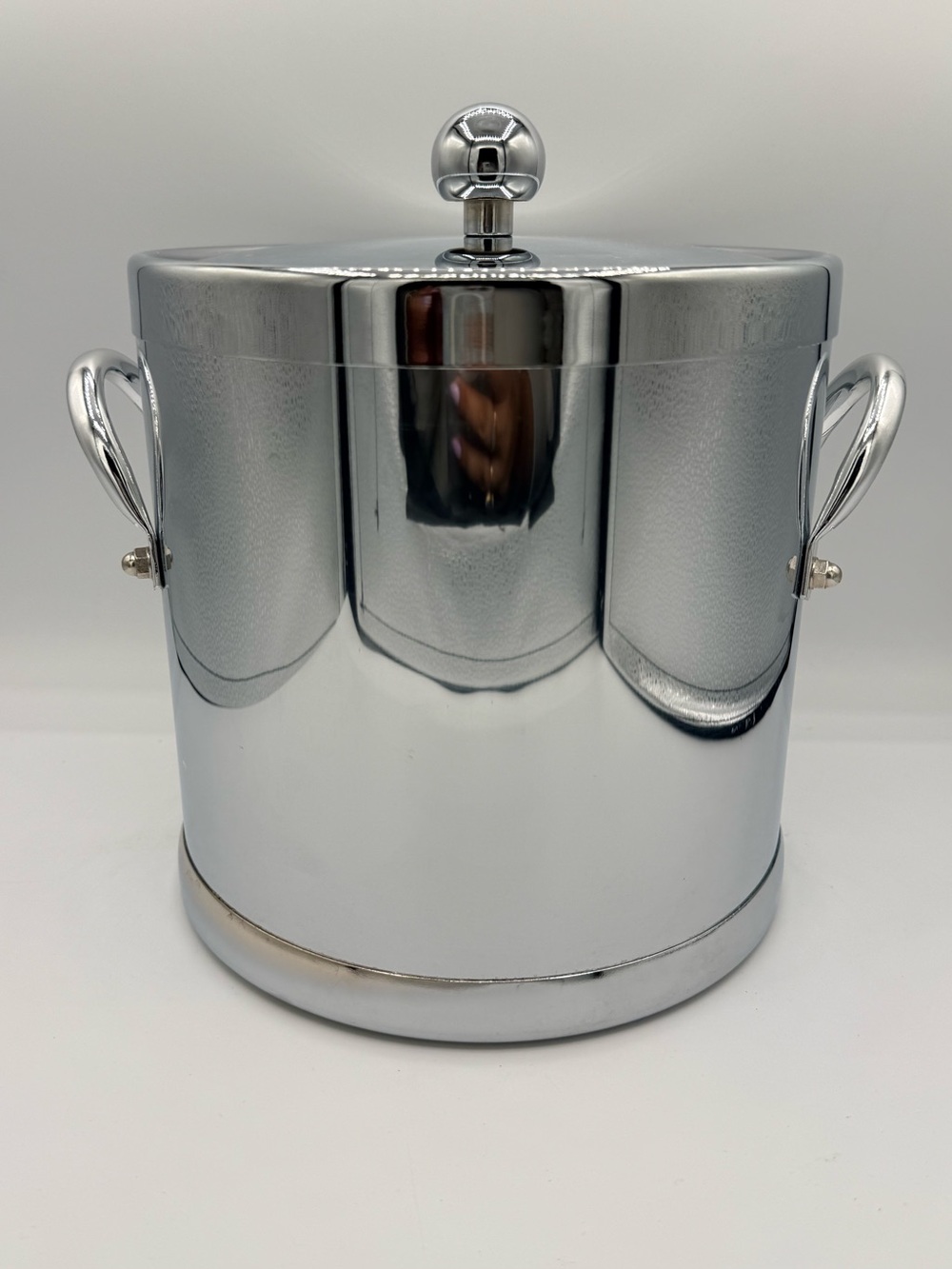 VTG Kraftware Chrome Ice Bucket MCM Barware